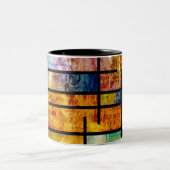 Tasse 2 Couleurs Art abstrait moderne (Centre)