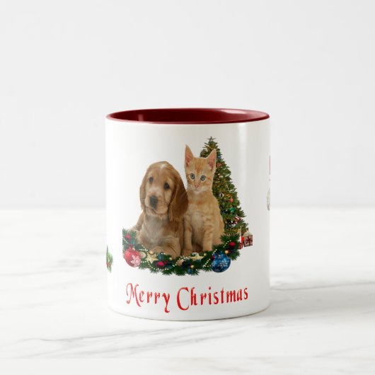 Tasse 2 Couleurs Art animal (Centre)
