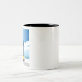 TASSE 2 COULEURS ART AUTOMOBILE DE VETTE ÉLÉGANT (Centre)