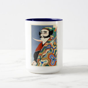Tasse 2 Couleurs Art classique japonais oriental frais d'acteur de