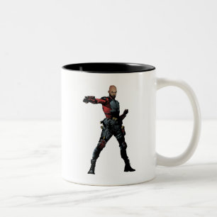 Tasse 2 Couleurs Art de bande dessinée du peloton   Deadshot de