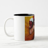 Tasse 2 Couleurs Art de boxe (Gauche)
