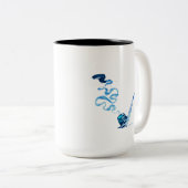 Tasse 2 Couleurs Art de fumer la pipe 2 (Devant droit)