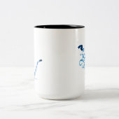 Tasse 2 Couleurs Art de fumer la pipe 2 (Centre)