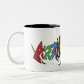 Tasse 2 Couleurs art de la danse (Gauche)