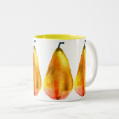 Tasse 2 Couleurs Art de la poire d'or (Devant droit)