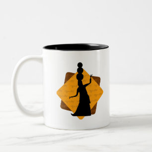 Tasse 2 Couleurs Art de l'Inde