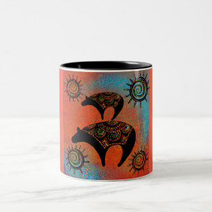 TASSE 2 COULEURS ART DE L'OURS DU SUD-OUEST