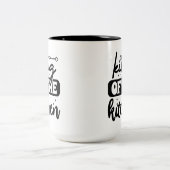 Tasse 2 Couleurs Art de mots Fun kitchen King (Centre)