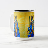 Tasse 2 Couleurs Art de Rebecca O'Donnell (Devant gauche)