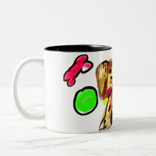 Tasse 2 Couleurs art de retriever doré