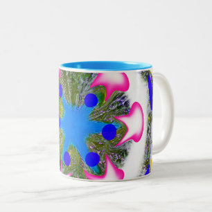 Tasse 2 Couleurs Art décoré Fun Xmas
