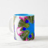 Tasse 2 Couleurs Art décoré Fun Xmas (Devant gauche)