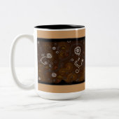 Tasse 2 Couleurs Art du désert aborigène australien (Gauche)