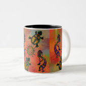 TASSE 2 COULEURS ART DU SUD-OUEST DE KOKOPELLI (Devant droit)