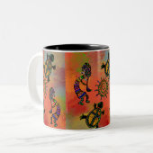 TASSE 2 COULEURS ART DU SUD-OUEST DE KOKOPELLI (Devant gauche)