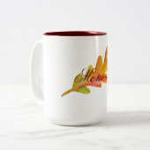 Tasse 2 Couleurs Art Fall Leaves (Devant gauche)
