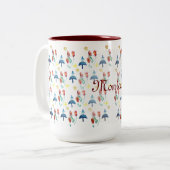 Tasse 2 Couleurs Art fantastique du printemps (Devant gauche)