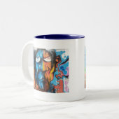 Tasse 2 Couleurs Art Grafitti (Devant gauche)
