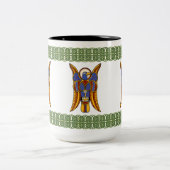 Tasse 2 Couleurs Art insulaire "Aigle de Jean" Manuscrit éclairé (Centre)