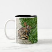Tasse 2 Couleurs Art lapin (Gauche)