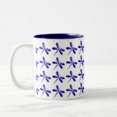 Tasse 2 Couleurs Art libellule (Gauche)