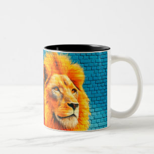 Tasse 2 Couleurs Art Lion