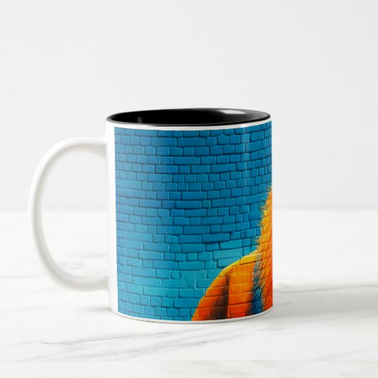 Tasse 2 Couleurs Art Lion (Gauche)