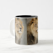 Tasse 2 Couleurs Art Lion (Devant gauche)