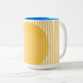 Tasse 2 Couleurs Art moderne (Devant droit)
