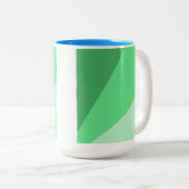 Tasse 2 Couleurs Art moderne abstrait (Devant droit)