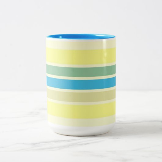 Tasse 2 Couleurs art moderne rayures (Centre)