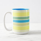 Tasse 2 Couleurs art moderne rayures (Gauche)