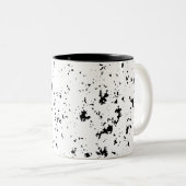 Tasse 2 Couleurs Art noir  (Devant droit)