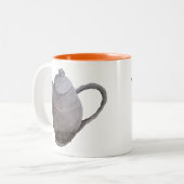 Tasse 2 Couleurs Art théière illustration art cuisine (Devant gauche)