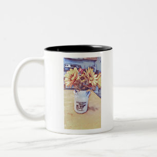 Tasse 2 Couleurs Art tournesol