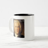 Tasse 2 Couleurs Articles de Johann Sebastian Bach (Devant gauche)