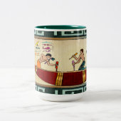 Tasse 2 Couleurs Artisanat Art populaire égyptien (Centre)