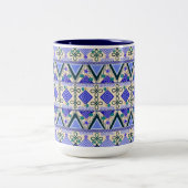 Tasse 2 Couleurs Artisanat Boho Folk (Centre)