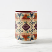 Tasse 2 Couleurs Artisanat Folk Sunset (Centre)