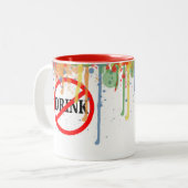 Tasse 2 Couleurs Artist Brush, Do Not Drink (Devant gauche)