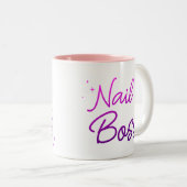 Tasse 2 Couleurs Artiste à ongles (Devant droit)