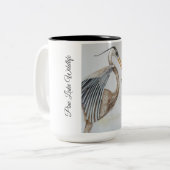 Tasse 2 Couleurs Artiste de Pine Lake Great Blue Heron (Devant gauche)