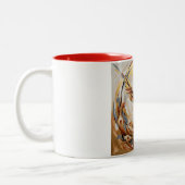 Tasse 2 Couleurs Artistic Mythical Bird Design (Gauche)