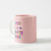 Tasse 2 Couleurs Arts et artisanat Babe (Devant gauche)