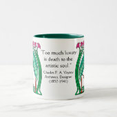 Tasse 2 Couleurs Arts et Artisanat Granes v2 (Centre)