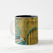Tasse 2 Couleurs artwork vintage (Devant gauche)