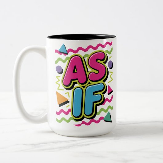 Tasse 2 Couleurs As If Sarcasm (Gauche)