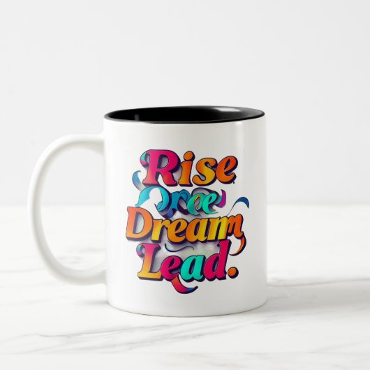 Tasse 2 Couleurs "Ascend to Greatness" (Gauche)