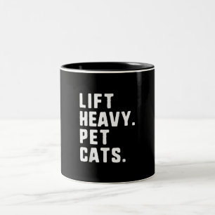 Tasse 2 Couleurs Ascenseur Chats pour animaux de compagnie lourds D